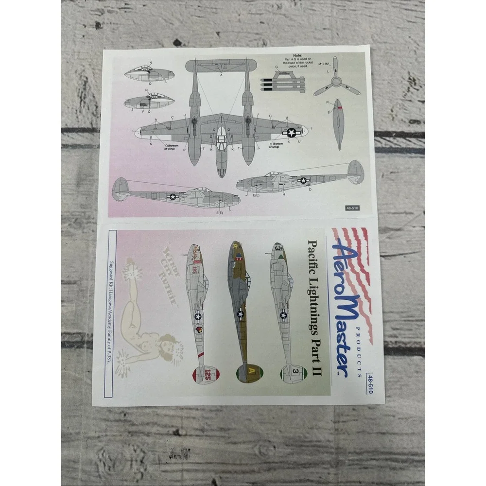 Aeromaster 1/48 Pacific Lightings Part II 48-510
